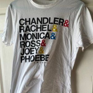 FRIENDS TSHIRT, CHARACTER NAMES